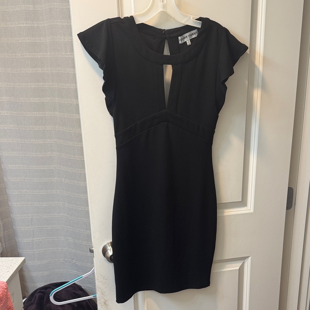 Almost Famous Black Mini Dress